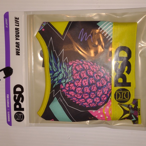 🤩PSD 90's Cheap Pineapple Sports Bra - Picture 12 of 16